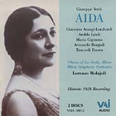 Verdi: Aida / Molajoli, Arangi-Lombardi, Capuana, et al 
