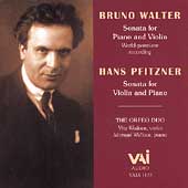 Walter, Pfitzner: Sonatas for Violin and Piano / Orfeo Duo Walter, Pfitzner: Sonatas for Violin and Piano / Orfeo Duo