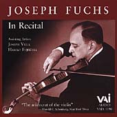 Joseph Fuchs in Recital - Mozart, Bach, etc / Fuchs, Villa