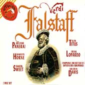 Verdi: Falstaff / Davis, Panerai, Titus, Horne, Sweet, et al