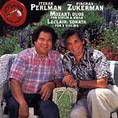 Mozart, Leclair: Violin Duos / I Perlman, P Zukerman