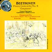 Beethoven: Piano Concerto No 5 "Emporer" / Ax, Mehta, Previn