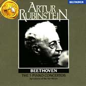 Beethoven: The 5 Piano Concertos, etc / Rubenstein, Krips