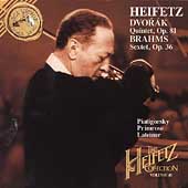 The Heifetz Collection Vol 41 - Dvorak: Quintet;  Brahms