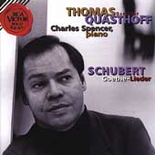 Schubert: Goethe-Lieder :Thomas Quasthoff(Br)/Charles Spencer(p)