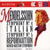 Basic 100 Vol 65 - Mendelssohn: Symphonies no 4 & 5 / Munch