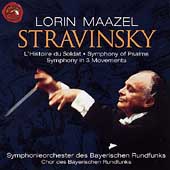 Stravinsky: L'Histoire du Soldat, etc / Maazel, Bavarian RSO