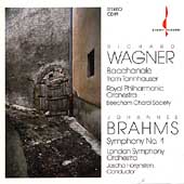 Brahms: Symphony no 1;  Wagner / Horenstein, London SO