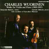 Wuorinen: Works for Violin and Piano / Hudson, Ohlsson