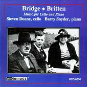 Bridge, Britten: Music for Cello & Piano / Doane, Snyder