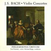 Bach: Violin Concertos / Paul Peabody, Richard Kapp, et al