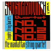 Shostakovich: String Quartets Vol 1 / Manhattan Quartet Shostakovich: String Quartets Vol 1 / Manhattan Quartet