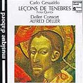 Gesualdo: Lecons de Tenebres / Alfred Deller, Deller Consort