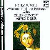Purcell: Welcome to all the Pleasures, Odes / Alfred Deller
