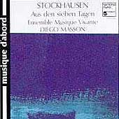Stockhausen: Aus den sieben Tagen / Masson, Musique Vivante