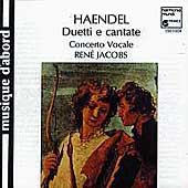 Haendel: Duetti e cantate / Rene Jacobs, Concerto Vocale