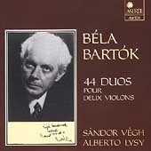 Bartok: Duos for 2 Violin Sz.98 / Sandor Vegh(vn), Alberto Lysy(vn)