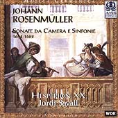 Rosenmueller: Sonate da camera e Sinfonie / Savall, et al