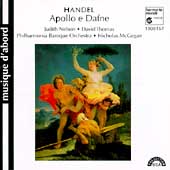 Handel: Apollo e Dafne / McGegan, Nelson, Thomas