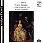 Bach: Violin Sonatas / Elizabeth Blumenstock, John Butt