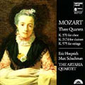Mozart: Three Quartets - K 370, 317d & 575 / Artaria Quartet Mozart: Three Quartets - K 370, 317d & 575 / Artaria Quartet