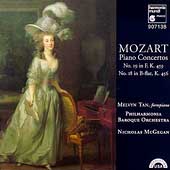 Mozart: Piano Concertos no 19 & 18 / Melvyn Tan, McGegan