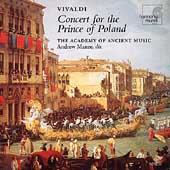 Vivaldi - Concert for the Prince of Poland / Manze, et al Vivaldi - Concert for the Prince of Poland / Manze, et al
