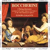 Boccherini: 3 String Quintets / Europa Galante