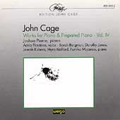 Cage: Works for Piano and Prepared Piano Vol 4 / Pierce