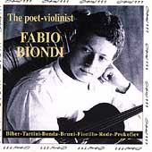 The Poet-Violinist - Biber, Tartini, et al / Fabio Biondi