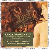 Marenzio: Madrigali a quatro voci / Concerto Italiano Marenzio: Madrigali a quatro voci / Concerto Italiano