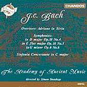 J.C. Bach: Symphonies, etc / Standage, AAM