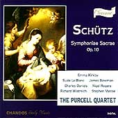 Schuetz: Symphoniae Sacrae / Purcell Quartet, Kirkby, et al