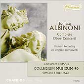 Albinoni: Complete Oboe Concerti / Robson, Standage
