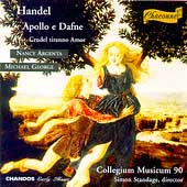 Handel: Apollo e Dafne, etc / Argenta, George, Standage