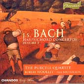 Bach: Harpsichord Concertos Vol 1 / Woolley, Purcell Quartet