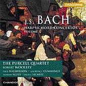 Bach: Harpsichord Concertos Vol 3 / Woolley, Purcell Quartet