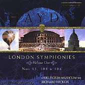 Haydn: London Symphonies no 95, 103 & 104 / Hickox, et al