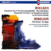 Nielsen: Symphony no 4, etc; Sibelius / Gibson, Scottish NO
