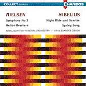 Nielsen: Symphony no 5, etc;  Sibelius / Alexander Gibson