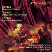 Bartok: Hungarian Pictures;  Weiner, Enescu / Neeme Jaervi