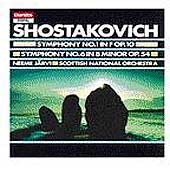 Shostakovich: Symphonies 1 & 6 / Jaervi, Scottish Natl Orch