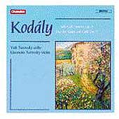 Kodaly: Solo Cello Sonata, Duo  / Turovsky, Turovsky