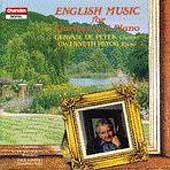 English Music for Clarinet and Piano / De Peyer, Pryor