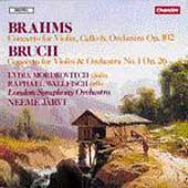 Brahms, J.S.Bruch: Concertos / Mordkovitch, Wallfisch, Jaervi