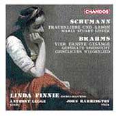 Schumann: Frauenliebe und Leben, etc; Brahms / Linda Finnie