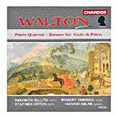 Walton: Piano Quartet, Violin Sonata / Sillito, Milne, et al