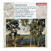 Medtner: Piano Concertos no 2 & 3 / Tozer, Jarvi, London PO