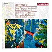 Medtner: Piano Concerto no 1, etc / Tozer, Jarvi, London PO