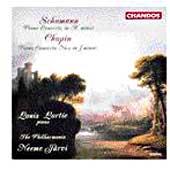 Schumann, Chopin: Piano Concertos / Lortie, Jaervi